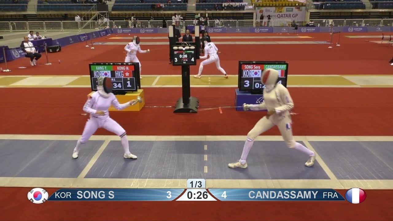 2022 79 T08 01 F E Individual Doha QAT WC BLUE SONG KOR vs CANDASSAMY FRA