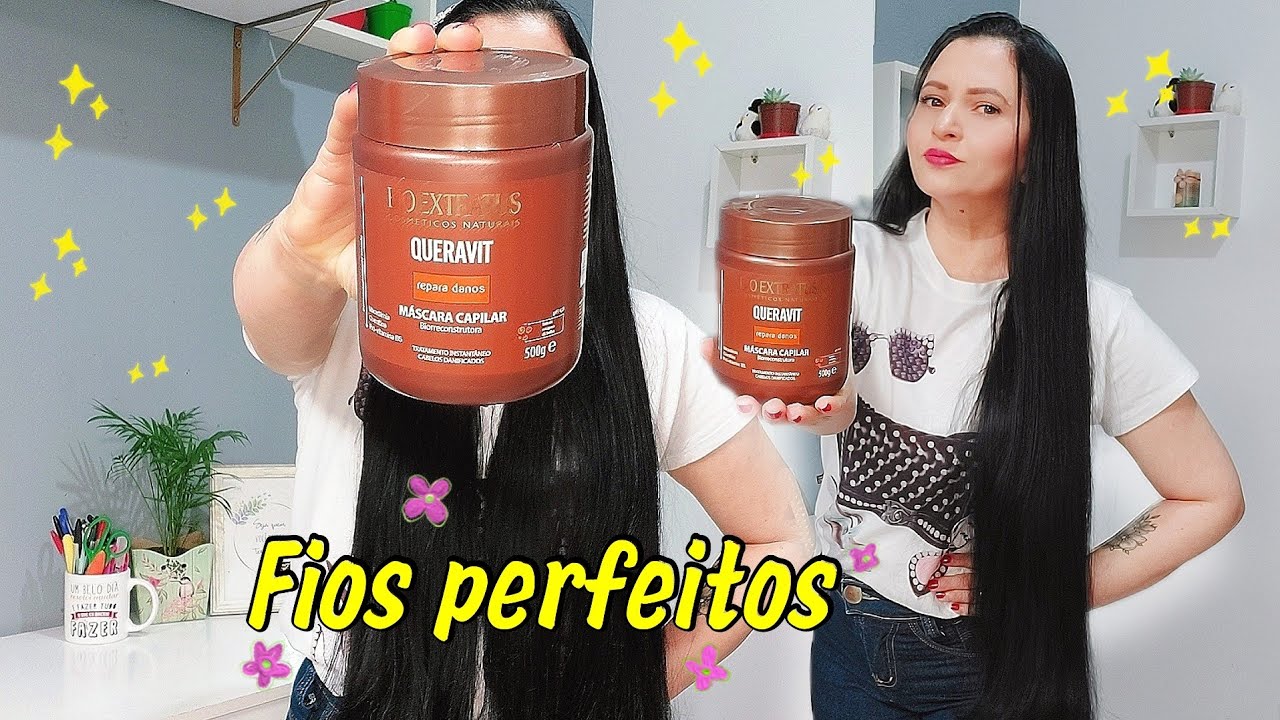 Resenha: máscara Keravit da Bio Extratos _ Reconstrução capilar.