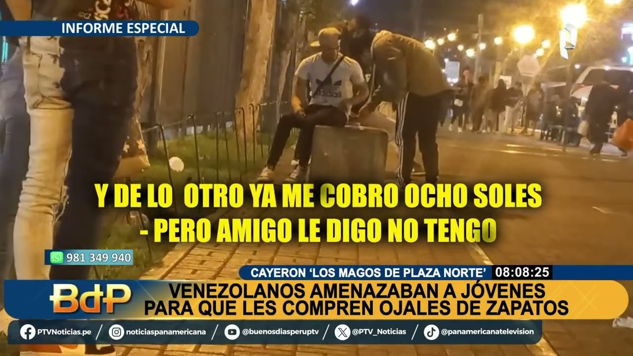 🔍🚫👞 ¡Increíble descubrimiento! Extranjeros transforman zapatos con ojales en Plaza Norte 🌟👟