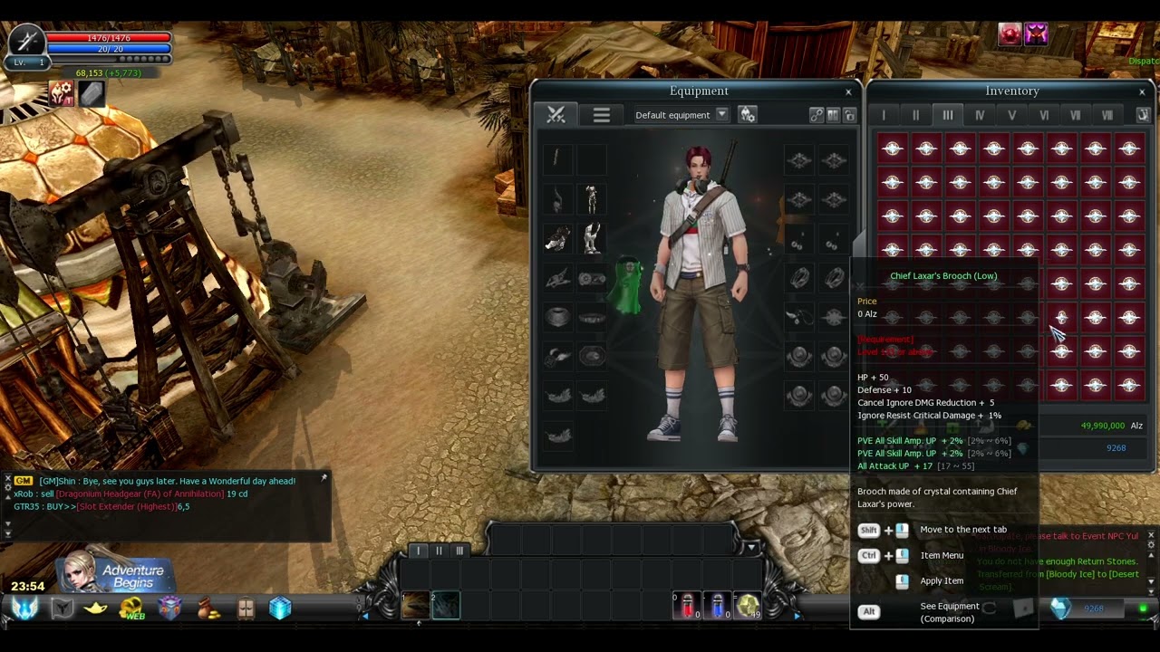Cabal Online (NA) Titan iAnkore Opening 200 Laxar's Brooch Part 1