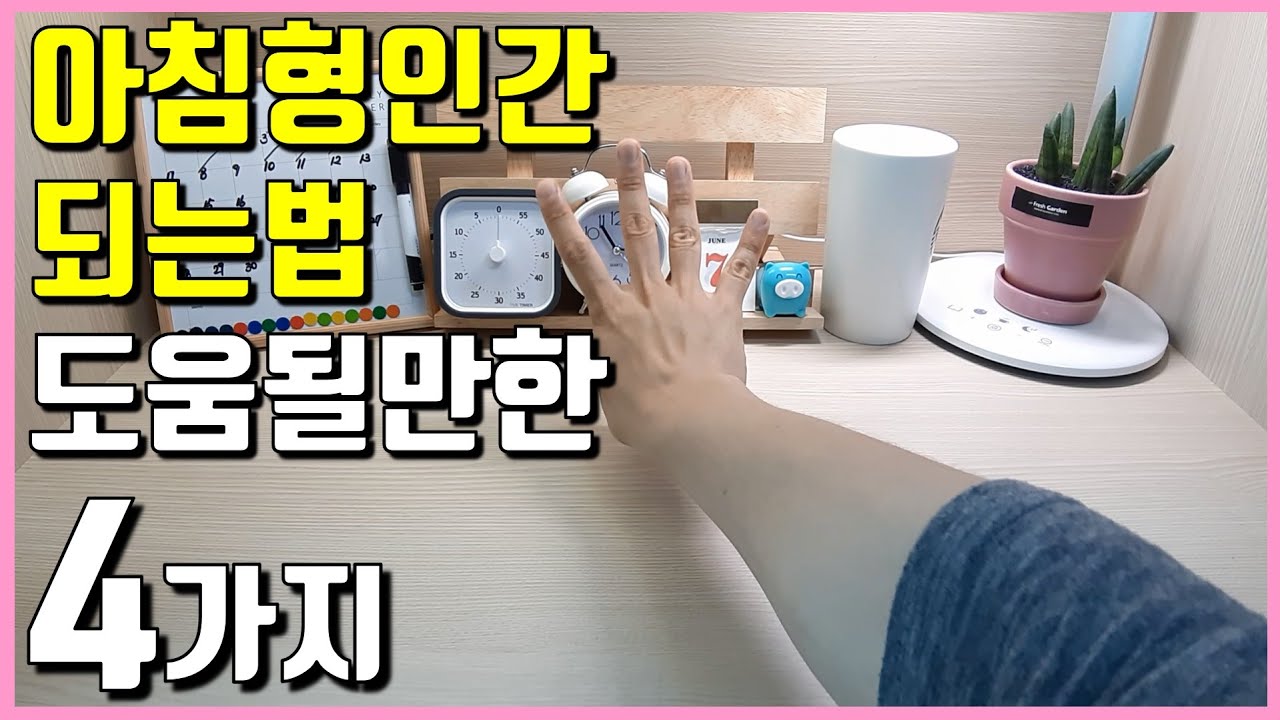 아침형인간 되는법, 도움될만한 4가지 | 새벽형인간, 일찍일어나는법 | 인간개조프로젝트
