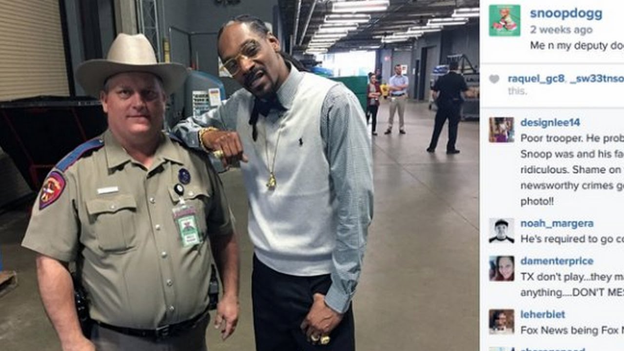 Picture With Snoop Dogg Gets Cop In Trouble
