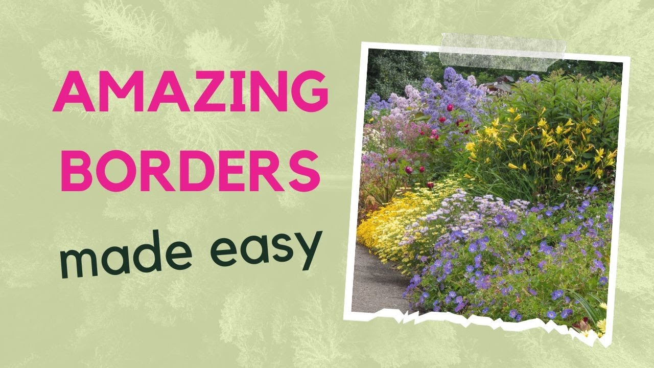 How to plant a beautiful herbaceous border - your complete guide