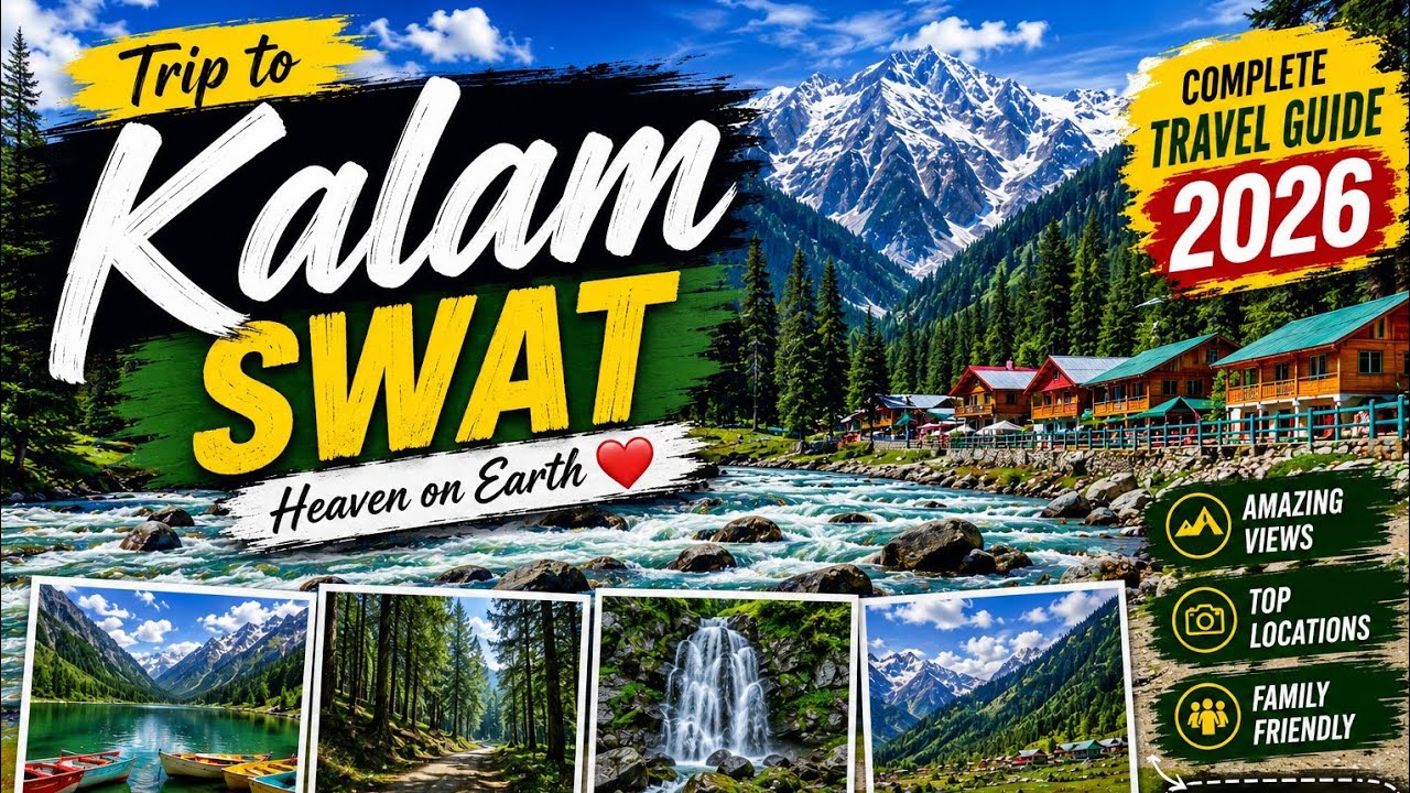 Kalam Valley One Day Tour | Latest Road Condition 2026 | Swat Pakistan