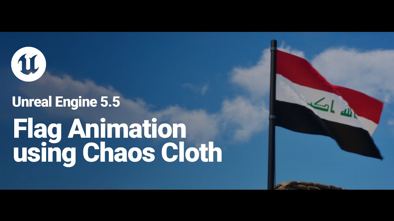 Как добавить анимацию флага в Unreal Engine | Создание анимированного флага в Unreal Engine 5