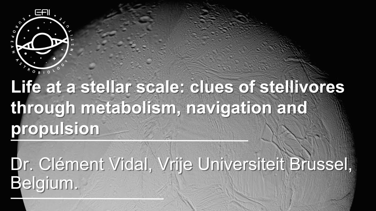 EAI Seminars: Life at a stellar scale: clues of stellivores through metabolism, navigation...