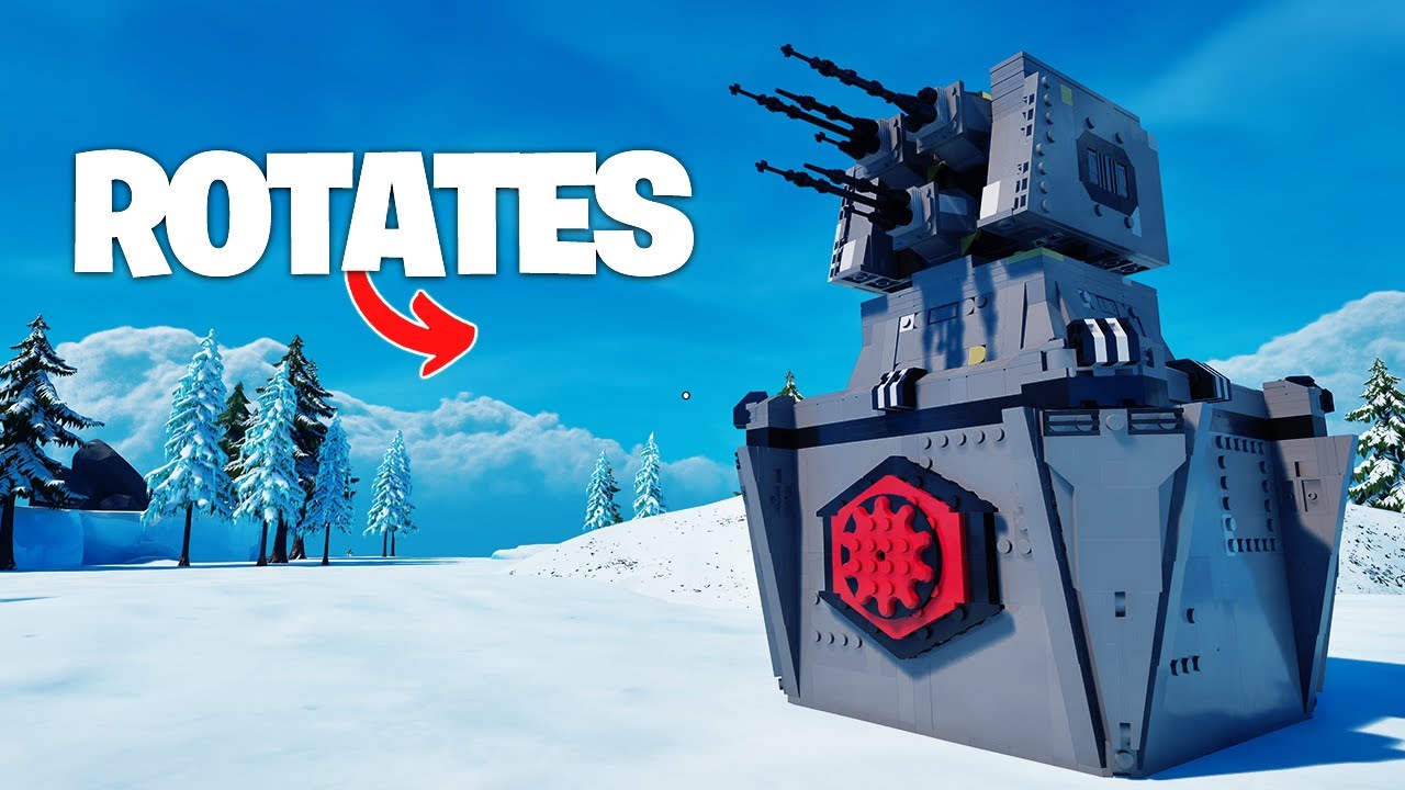 Как построить турель из «Звёздных войн» в LEGO Fortnite