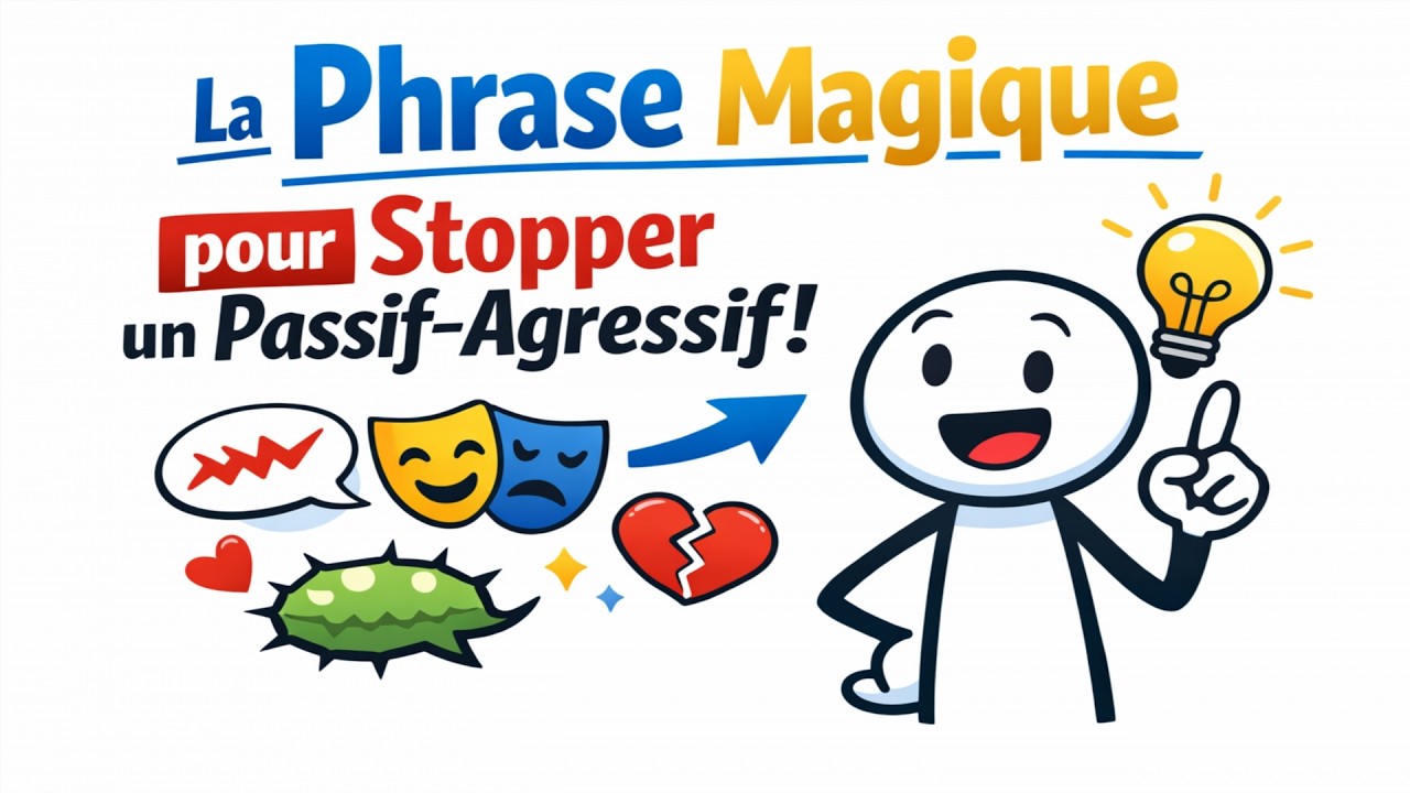 La phrase exacte pour désarmer un passif-agressif