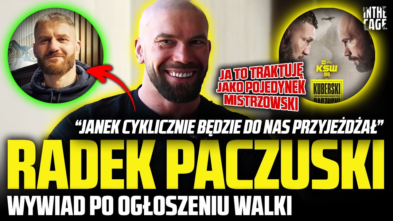Radek PACZUSKI vs Piotr KUBERSKI o pas tymczasowy na KSW 109 | Błachowicz pomoże? Co z Pawlakiem?