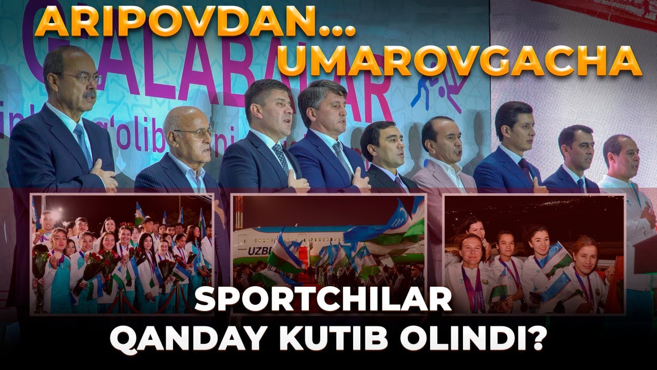 ARIPOVDAN UMAROVGACHA: SPORTCHILAR QANDAY KUTIB OLINDI?