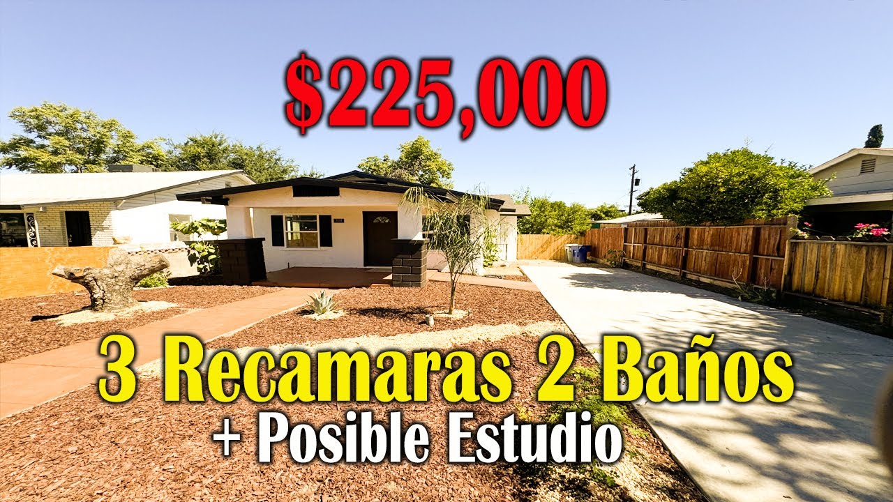 CASA DE 3 RECAMARAS 2 BAÑOS + Posible Estudio | COMPLETAMENTE REMODELADA $225,000