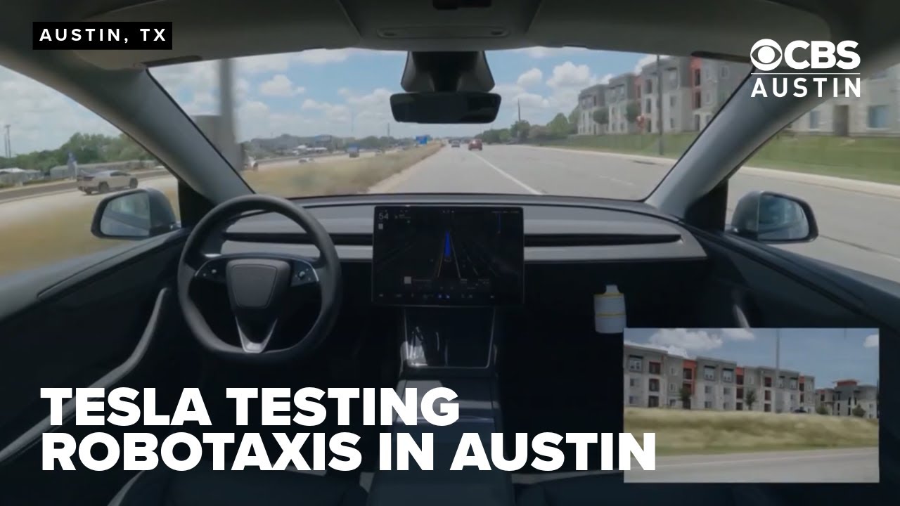 Tesla starts testing robotaxis in Austin without safety monitors