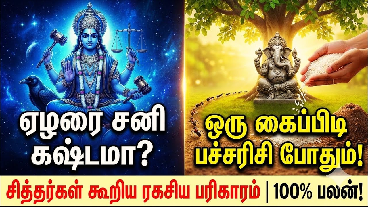 Siddhargal | Sani Dosham | ஒரு கைப்பிடி பச்சரிசி போதும்! ஏழரை சனி, அஷ்டம சனி கஷ்டங்கள் தீர பரிகாரம்.