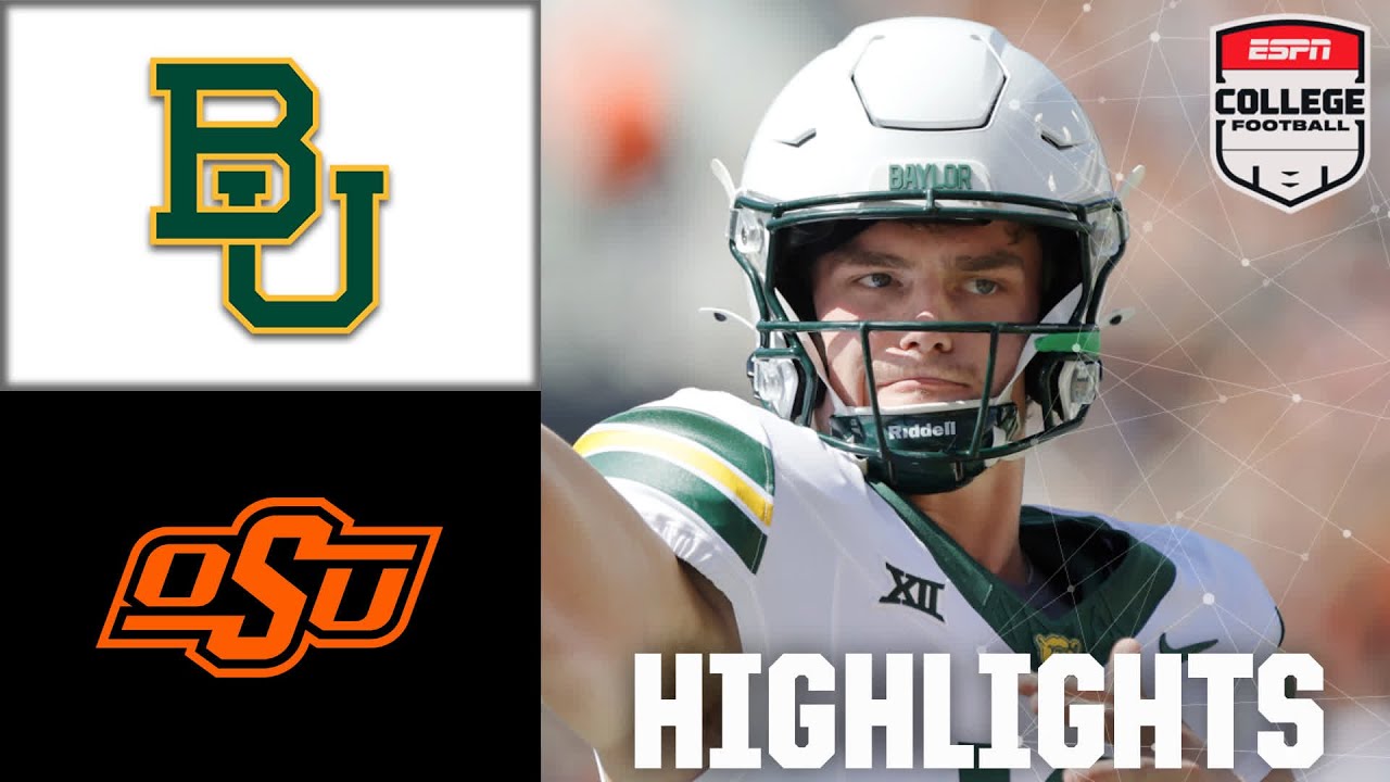 Baylor Bears vs. Oklahoma State Cowboys | Full Game Highlights | ESPN College Football