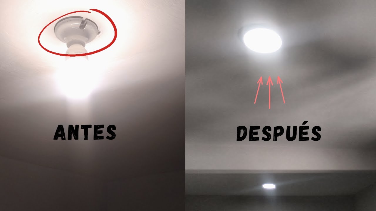 Cambia tu foco común por una lámpara led ¡fácil y rápido!