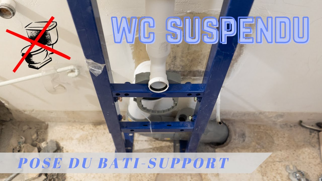 Installation bâti support pour WC suspendu - Comment remplacer ses toilettes soi-même