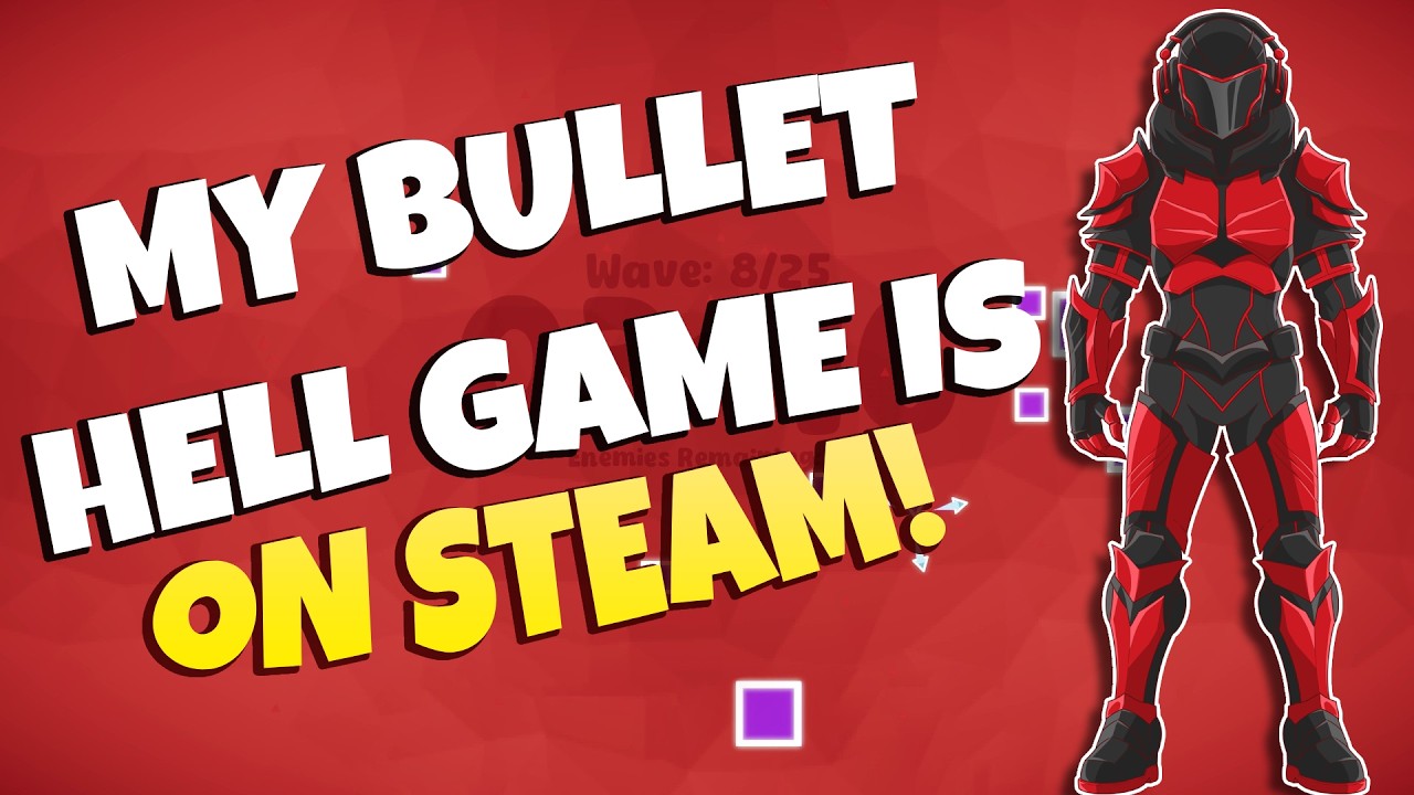 My Roguelike Bullet Hell Game Is Finally on Steam!