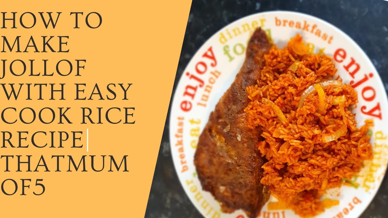 How TO Make The Best Yummiest Nigerian Party Jollof Rice
