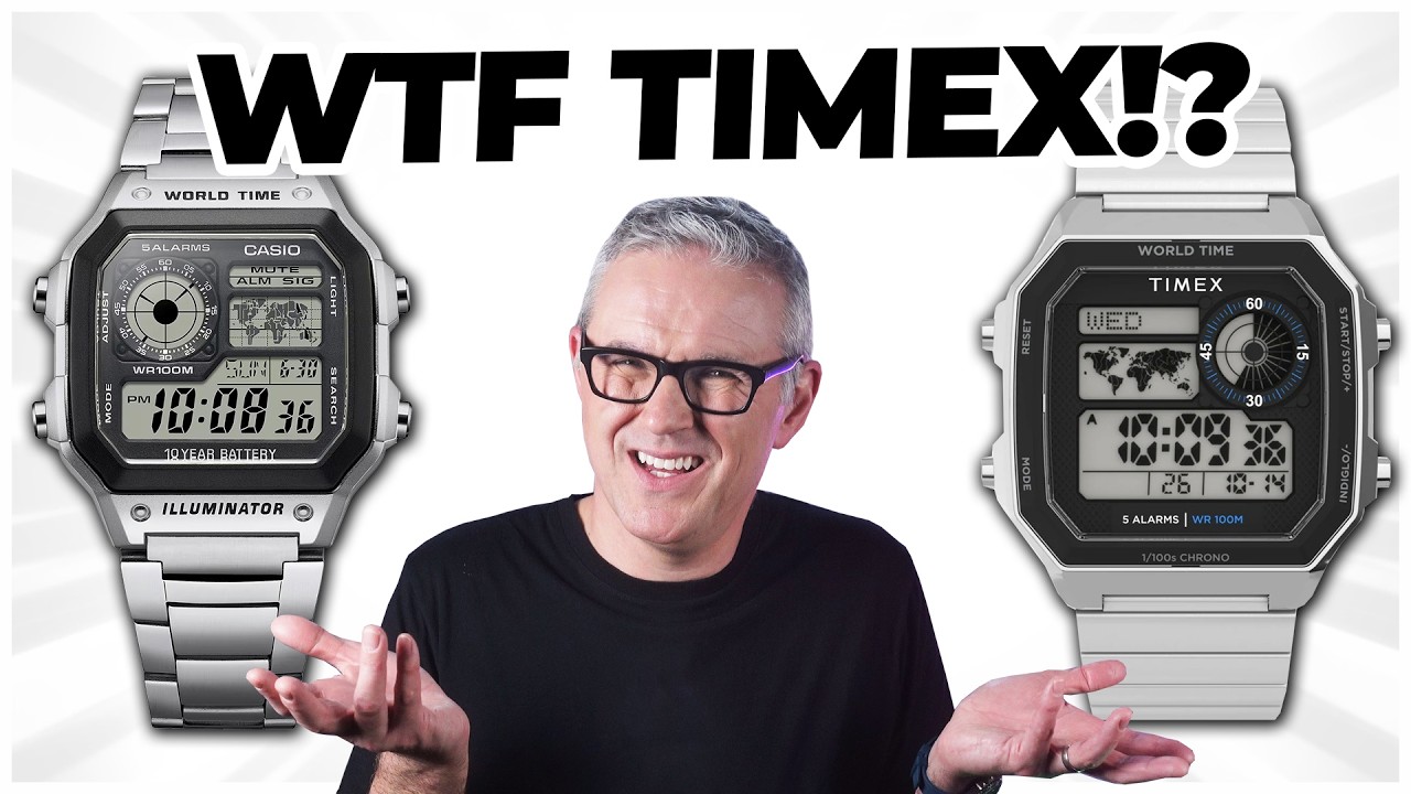 Компания Timex просто скопировала Casio! (И их часы намного хуже!)