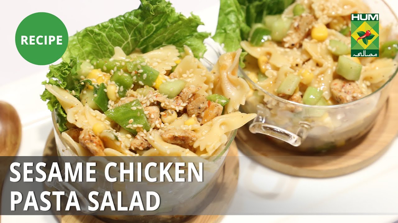 Sesame Chicken Pasta Salad Recipe | Masala Mornings | Shireen Anwar | Appetizer