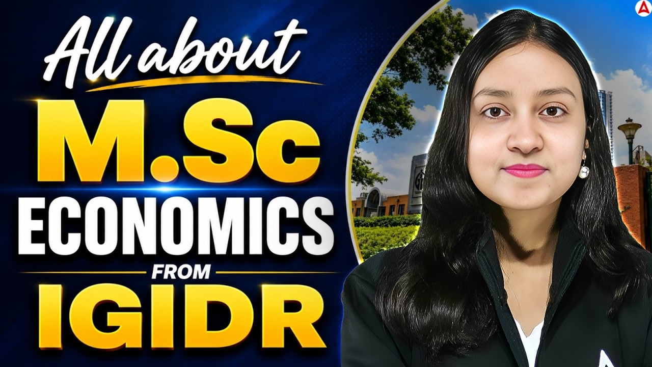 IGIDR Admission 2027 Complete Guide | MSc Economics Through CUET PG | Eligibility, Cutoff & Process