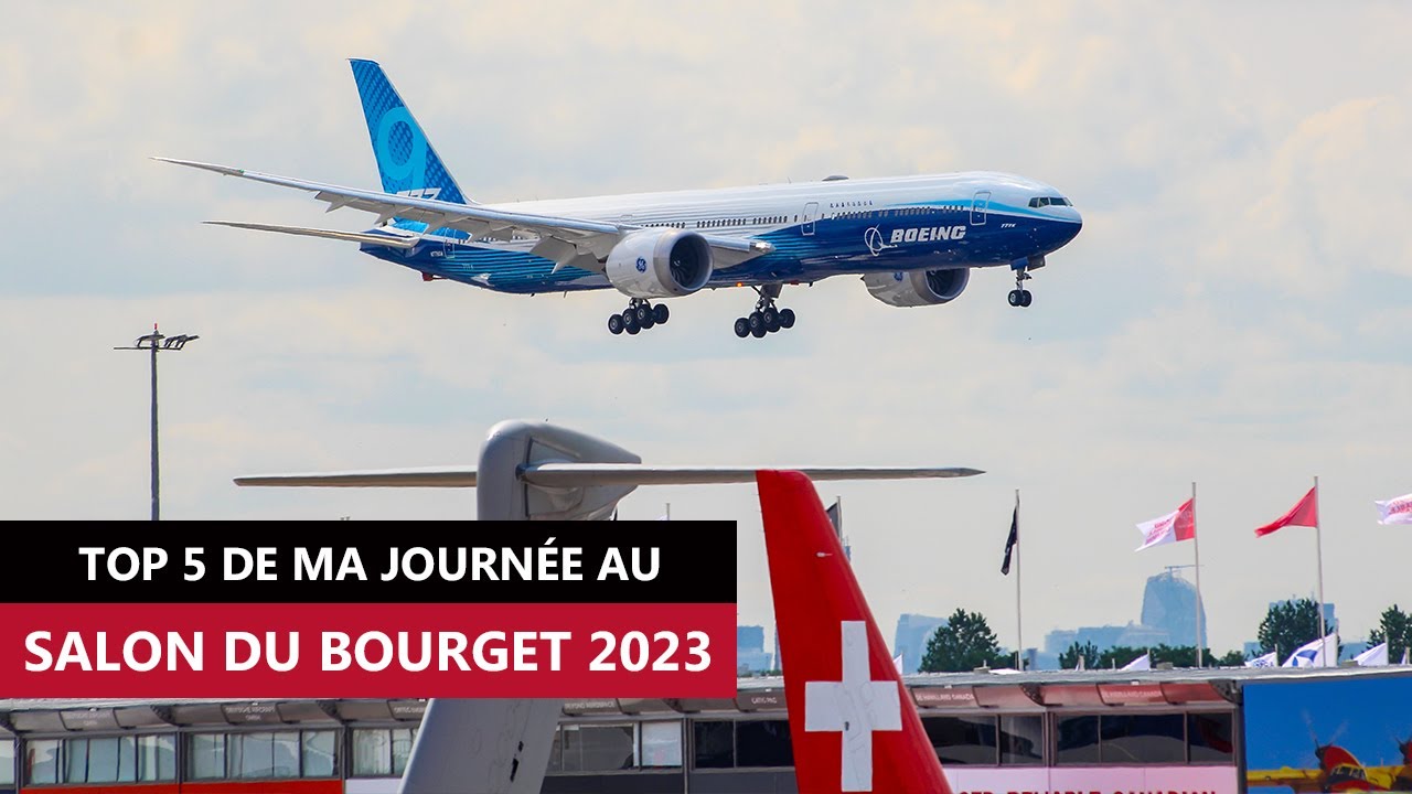 J'ai visité le Boeing 777X au Salon du Bourget 2023 (avion d'essai)