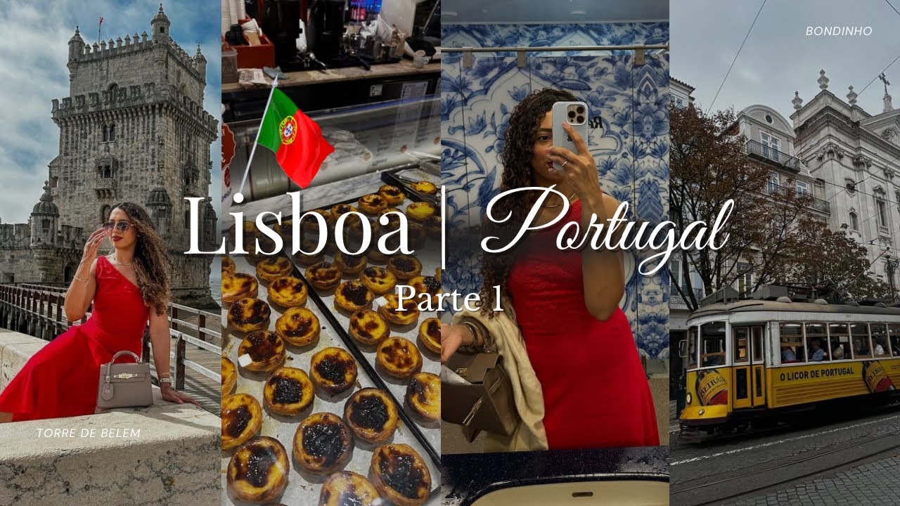Vlog Primeiro dia em Lisboa Portugal, passeio pelo centro, conheci Belém, andei de bondinho