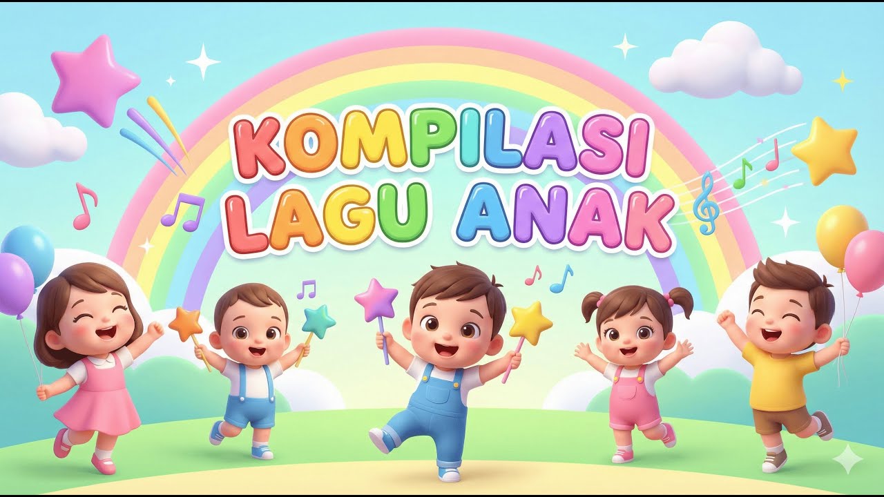Kompilasi Lagu Anak Indonesia 🎶 | Lagu Anak Ceria & Edukatif