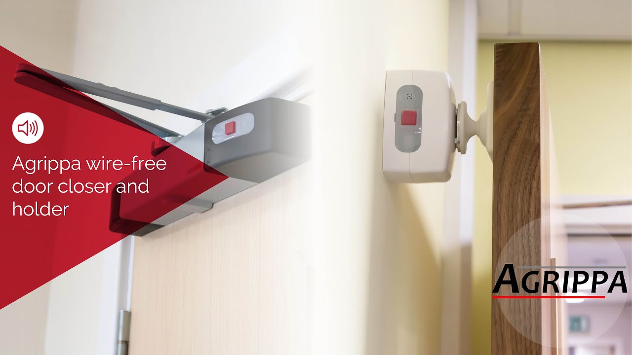 Agrippa fire door holder and closer video