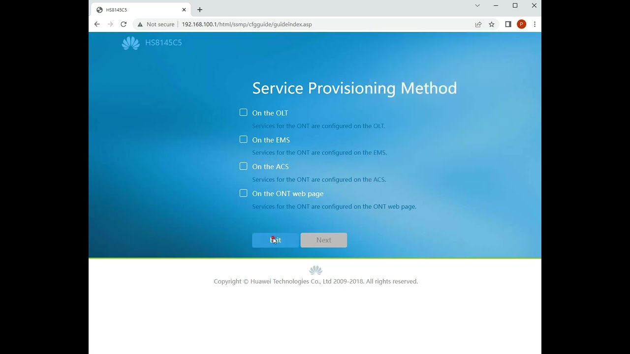 Setting Huawei HS8145C5 PPPoE dan Hotspot
