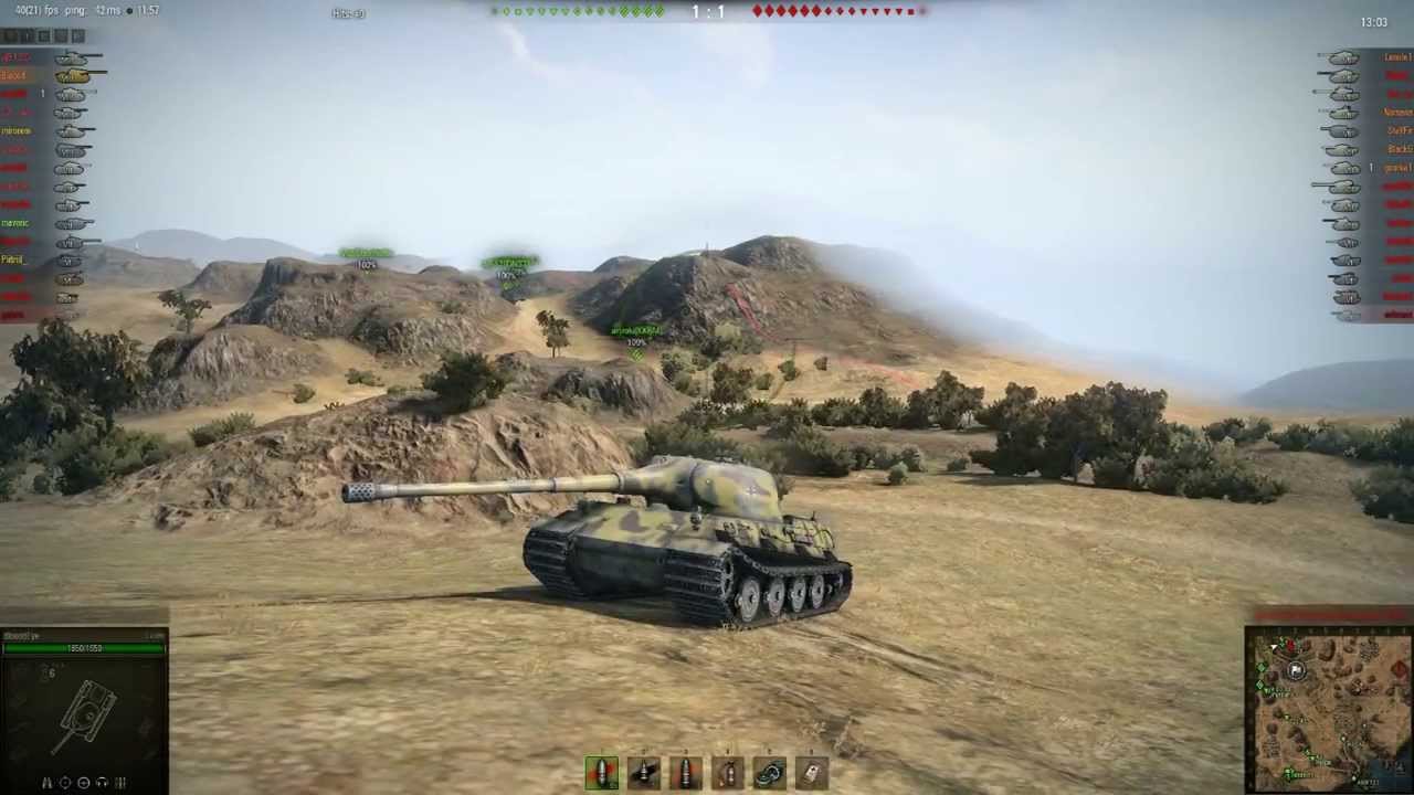 World of Tanks 8.10 - L&ouml;we Gameplay - 5k dmg