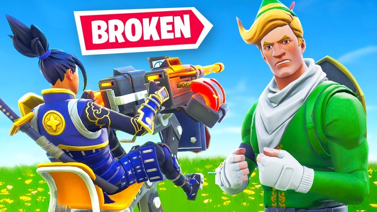 The NEW Mounted Turret Is *BROKEN* (Fortnite)