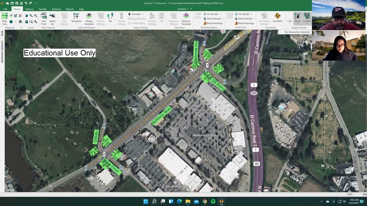 Import Synchro network to PTV VISSIM