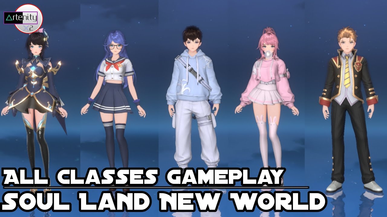 Soul Land New World: All Classes Gameplay [MMORPG Mobile on Android/iOS]
