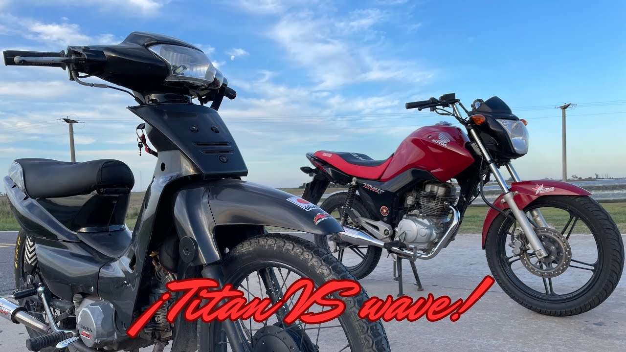 Honda New Titan 150 🆚 Wave 110 Preparado|| Velocidad máxima GPS Titan