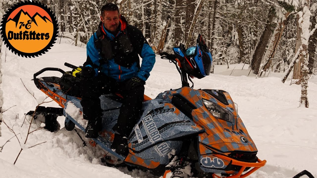 FIRST EVER Backcountry Snowmobiling RIDE