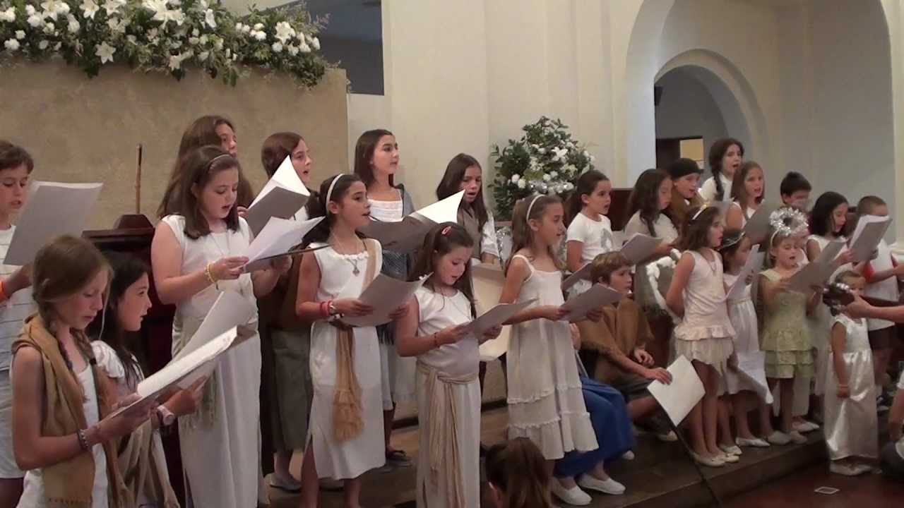 LOS PECES EN EL RIO coro de niños Santa Rita - Concierto Villancicos 2012 Dir: Alicia Bertello