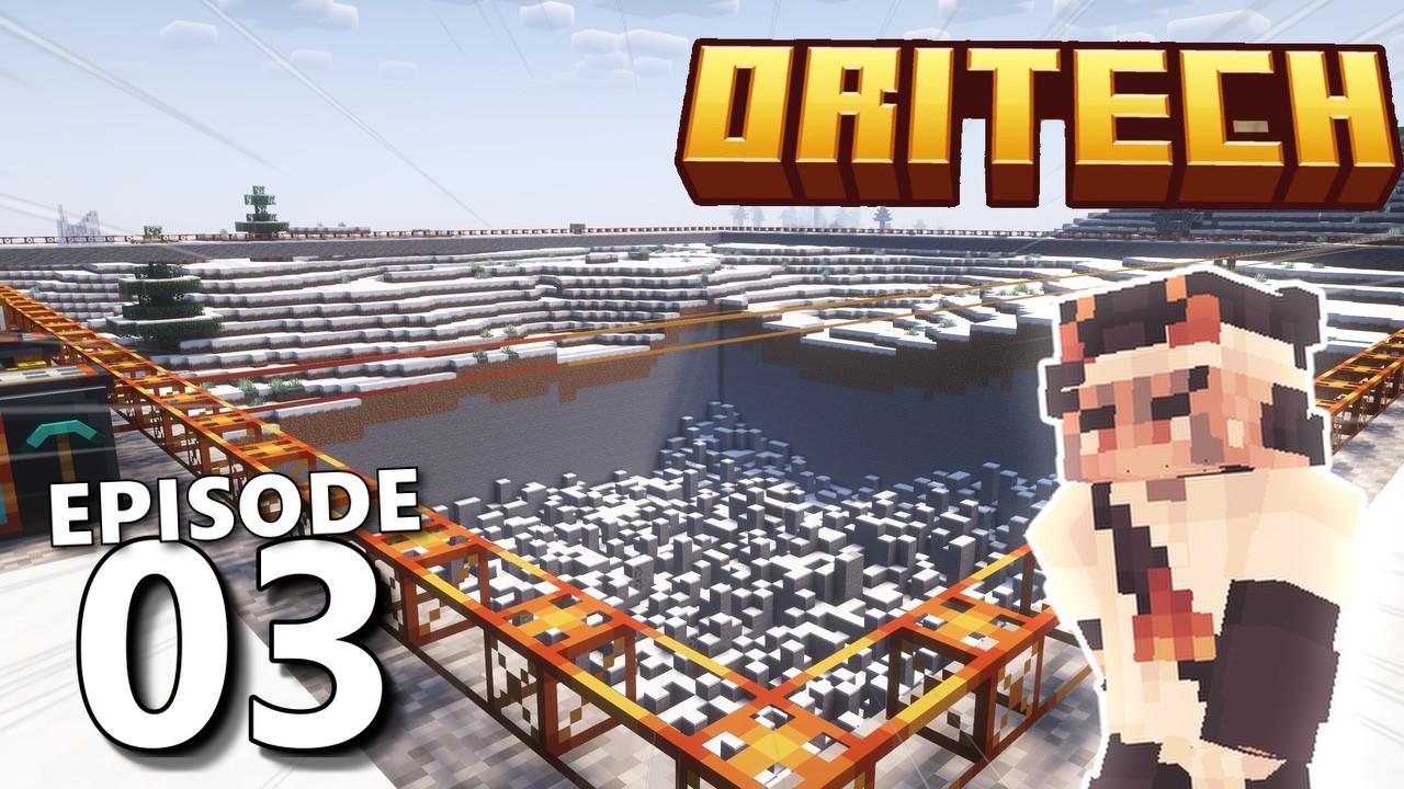 I Built the BIGGEST POSSIBLE QUARY In Oritech! | Oritech Ep. 3