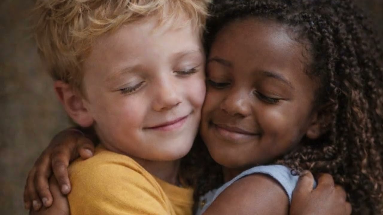 Innocent love between children brings joy to life.