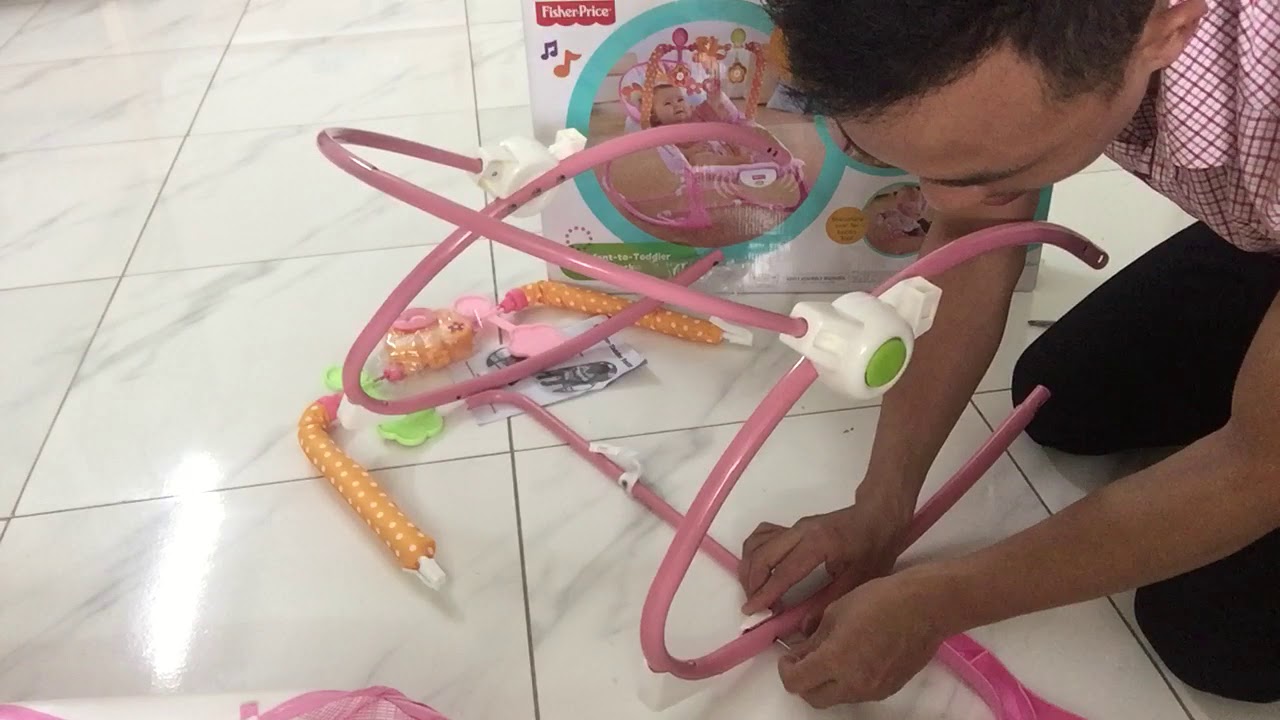 Hướng dẫn cách lắp ghế rung cho bé Fisher Price