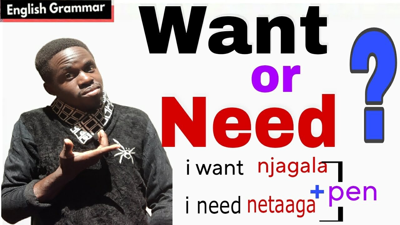 USING want Or Need🇬🇧 Njagala oba Netaaga.✔🌠