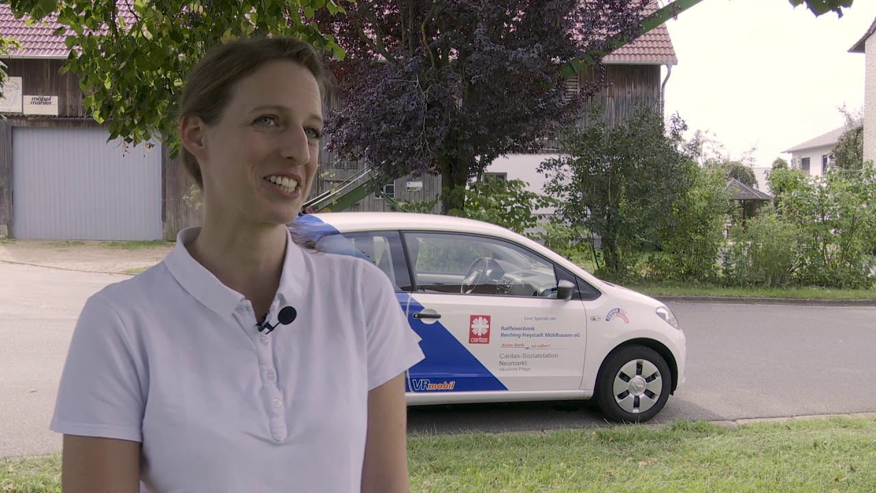 Immer auf dem Sprung: Unterwegs mit einer ambulanten Pflegerin der Caritas-Sozialstation Neumarkt