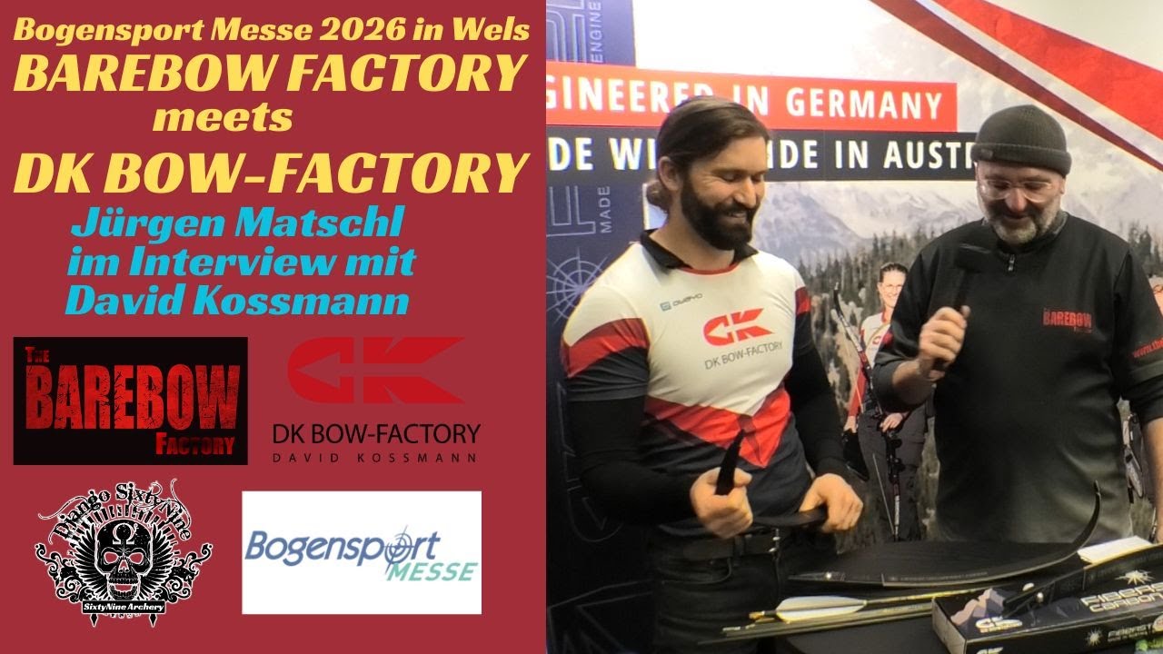 Barebow Factory meets DK Bow Factory | Jürgen interviewt David Kossmann | Bogensport Messe Wels 2026