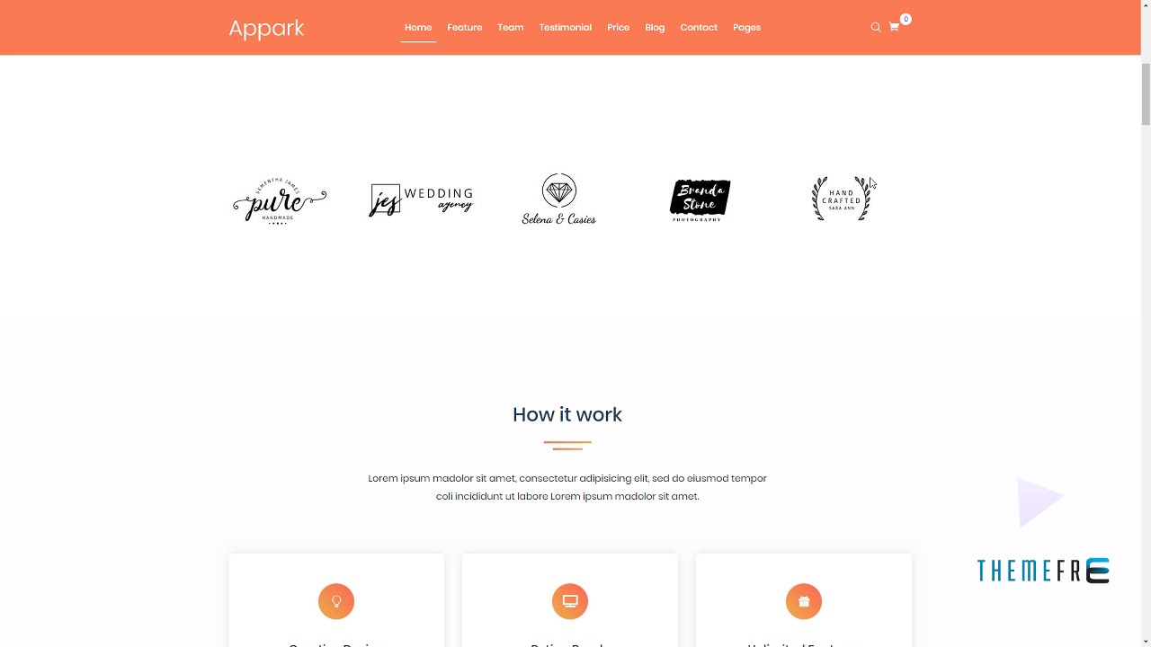 Appark -&ldquo; App Landing WordPress Theme      Hartley Wemweim