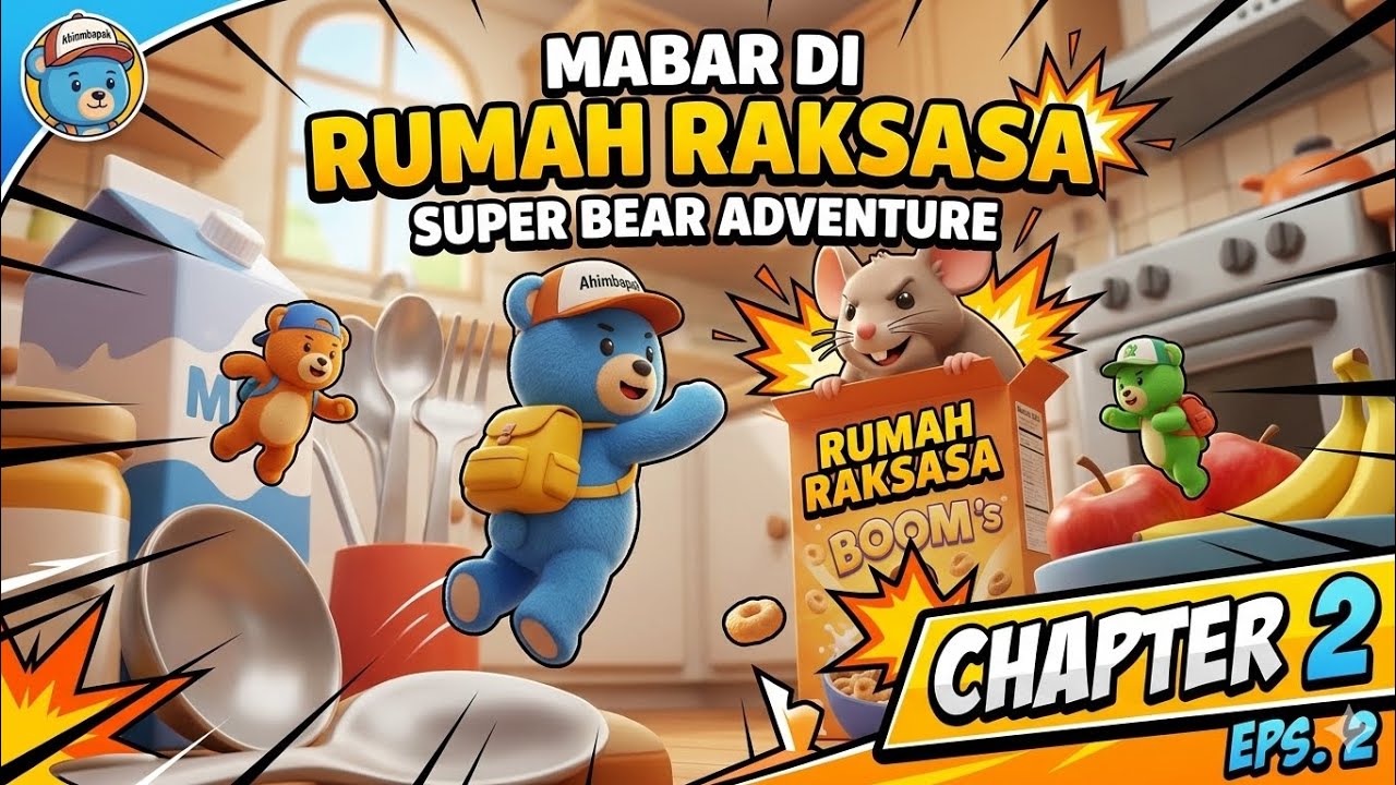 Ahimnbapak MABAR SERU DI RUMAH RAKSASA! 🏠🐻 - Super Bear Adventure Indonesia #Chapter2