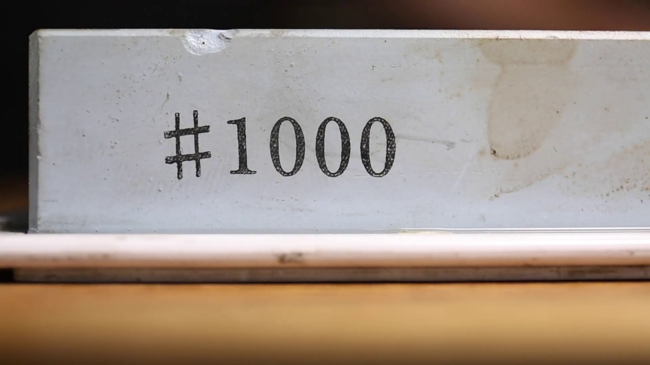 Using Suehiro's Cerax #1000 Waterstone