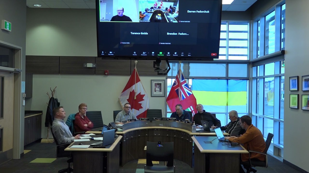 Town of Swan River Council Meeting - April 5, 2022