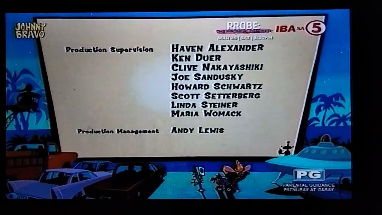 Johnny Bravo End Credits on TV5.