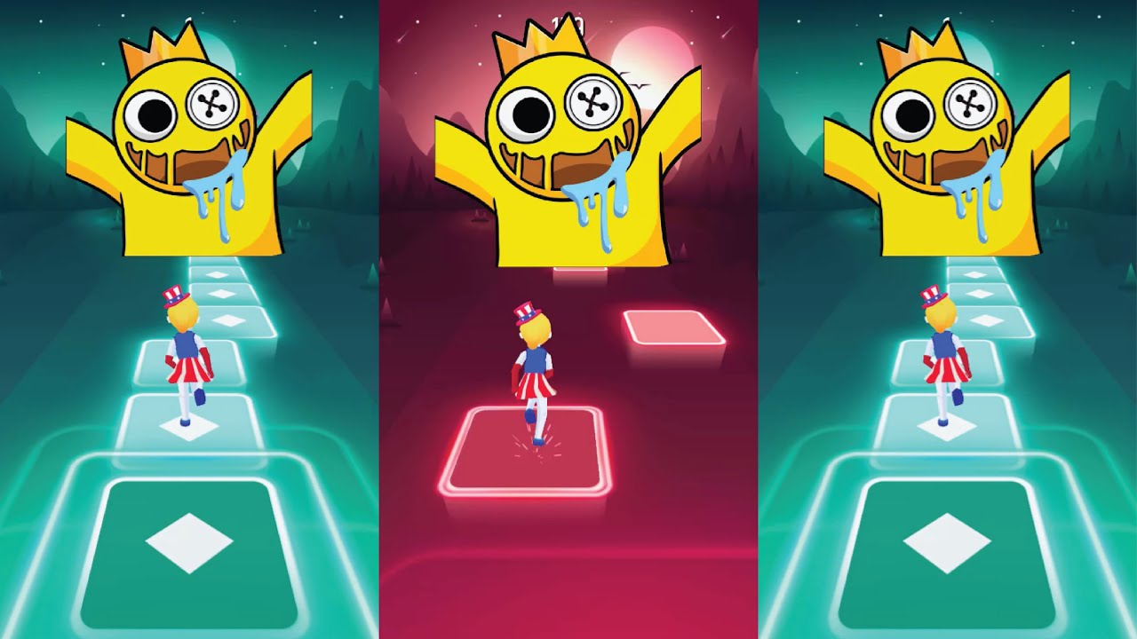 Blue Monster Dance Monkey | Tiles Hop EDM Rush