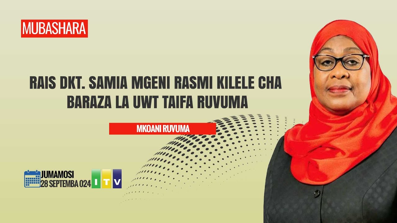 🔴RAIS DKT. SAMIA MGENI RASMI KILELE CHA BARAZA LA UWT TAIFA RUVUMA, 28 Septemba, 2024